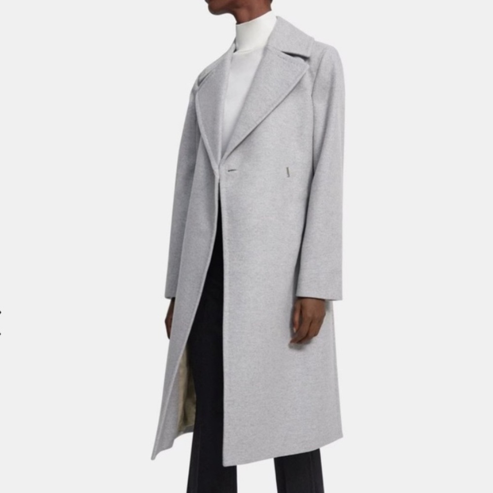 Theory Sculpted Wool Coat